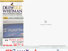 Tablet Screenshot of drewericwhitman.com